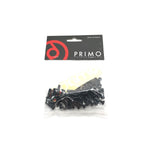 Primo Alloy Nipples (Pack of 50) / Black / 15mm