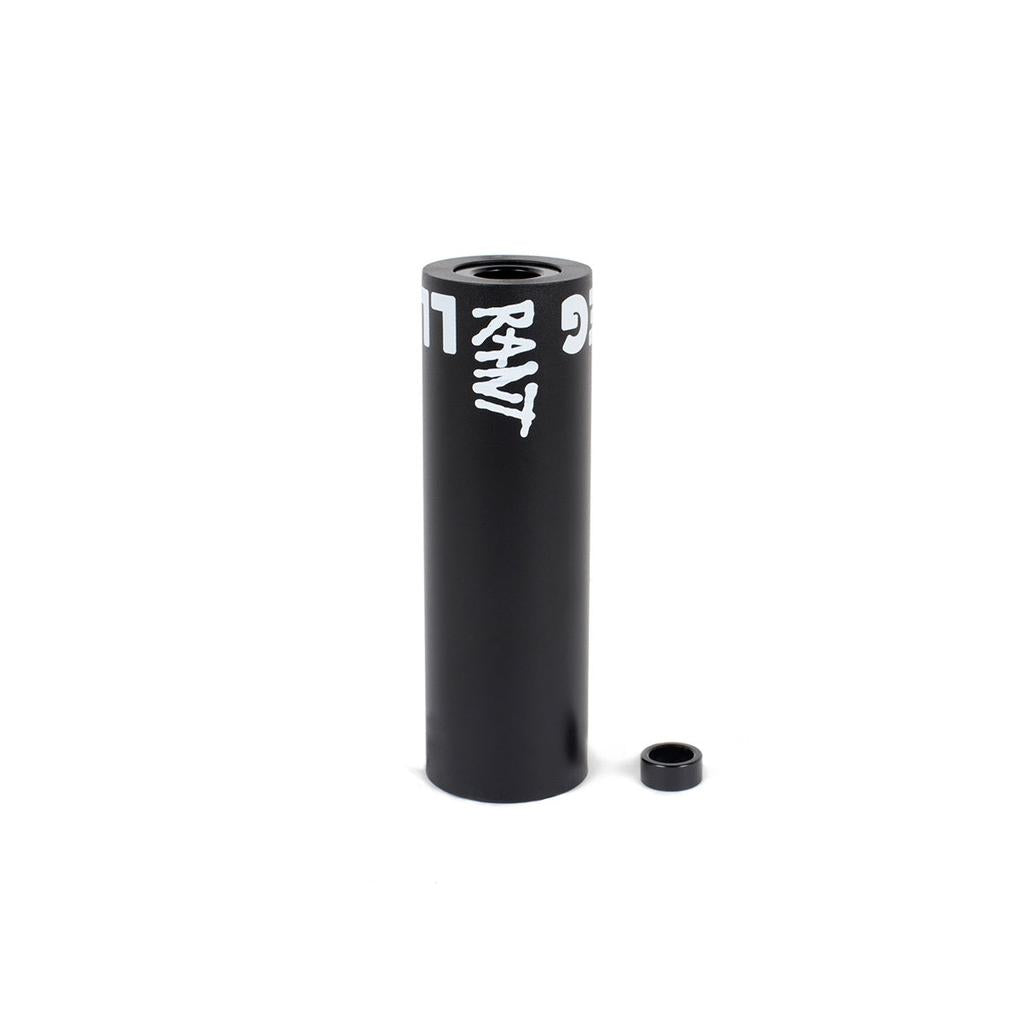 A Rant LL Cool Alloy/Plastic Peg (black, with white logo) stands upright beside a small nylon composite sleeve ring on a white background.