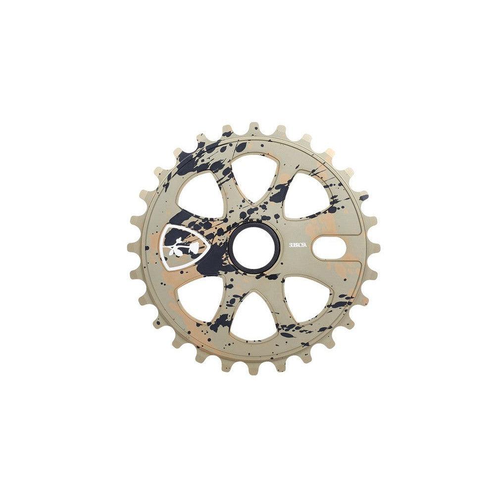 Subrosa Petal Sprocket / Camo Splatter / 25T