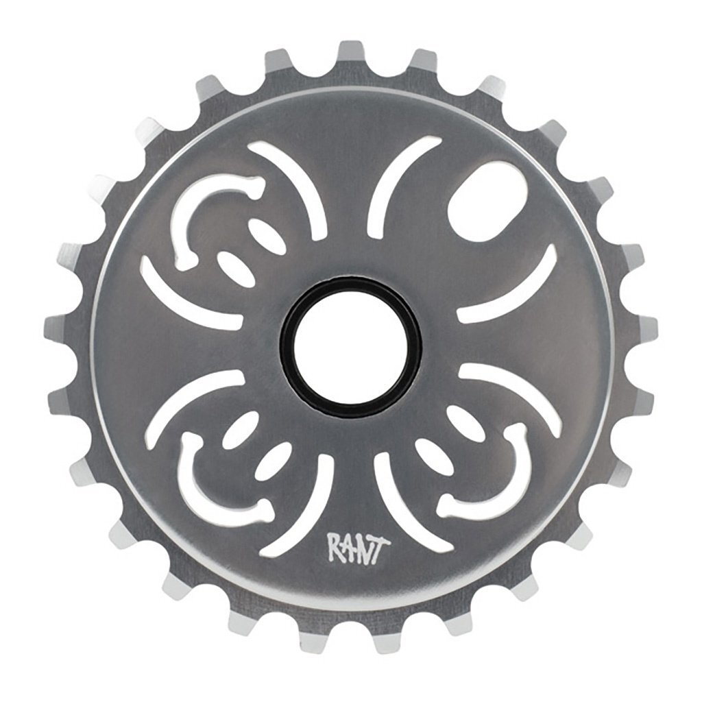 A Rant H.A.B.D. sprocket on a white background, bringing smiles.