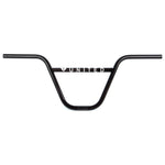 Black United Supreme Bars bmx handlebar with the word "united" printed in the center, isolated on a white background.