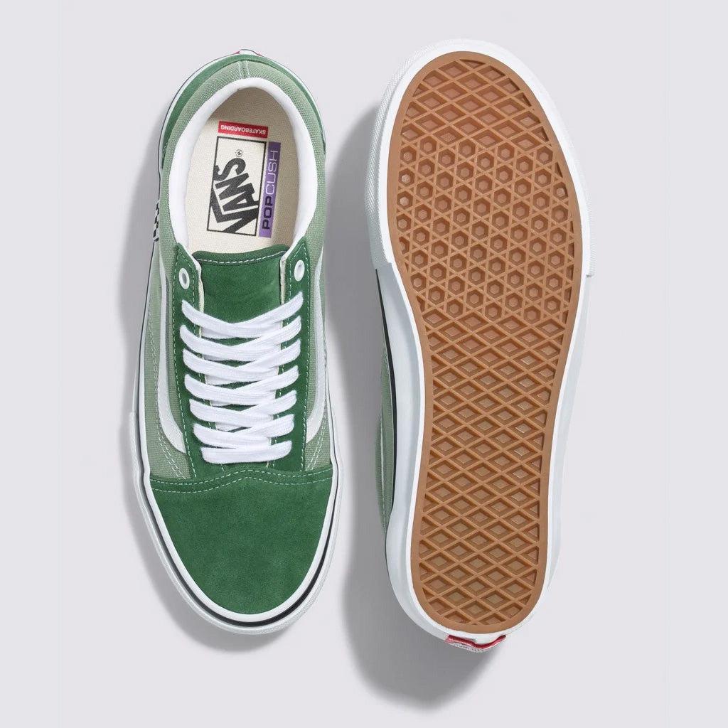 Vans Skate Old Skool Shoes - Greener Pastures colourway.