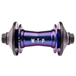 A Wethepeople Helix Front Hub wheel designed for street riders, featuring a front hub and equipped with Nylon Hub Guards.