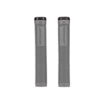 The Wethepeople Perfect Grips in gray are made from super-soft rubber and have a ribbed texture with thicker ribs and black end caps, both emblazoned with the "wethepeople" logo.